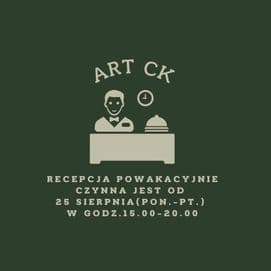 Recepcja Art CK wraca po wakacjach do pracy :)
