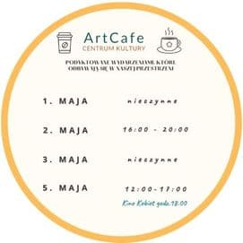 Majówka w Art Cafe - godziny otwarcia