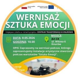 Wernisaż Wystawcy prac z warsztatów Sztuka Emocji